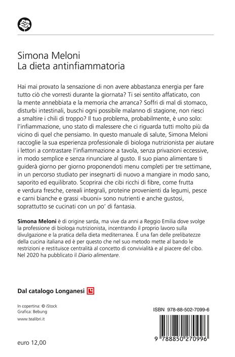 La dieta antinfiammatoria - Simona Meloni - 2