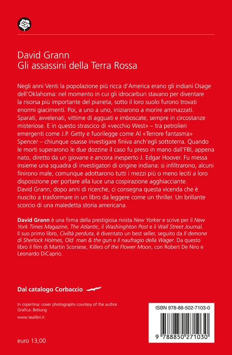 Gli assassini della Terra Rossa. Killers of the Flower Moon - David Grann - 2