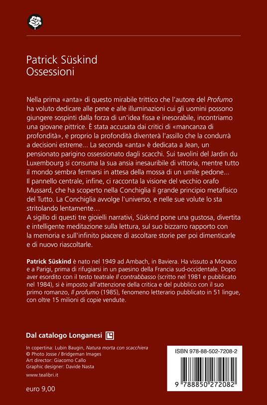 Ossessioni. Tre racconti e una riflessione - Patrick Süskind - 2