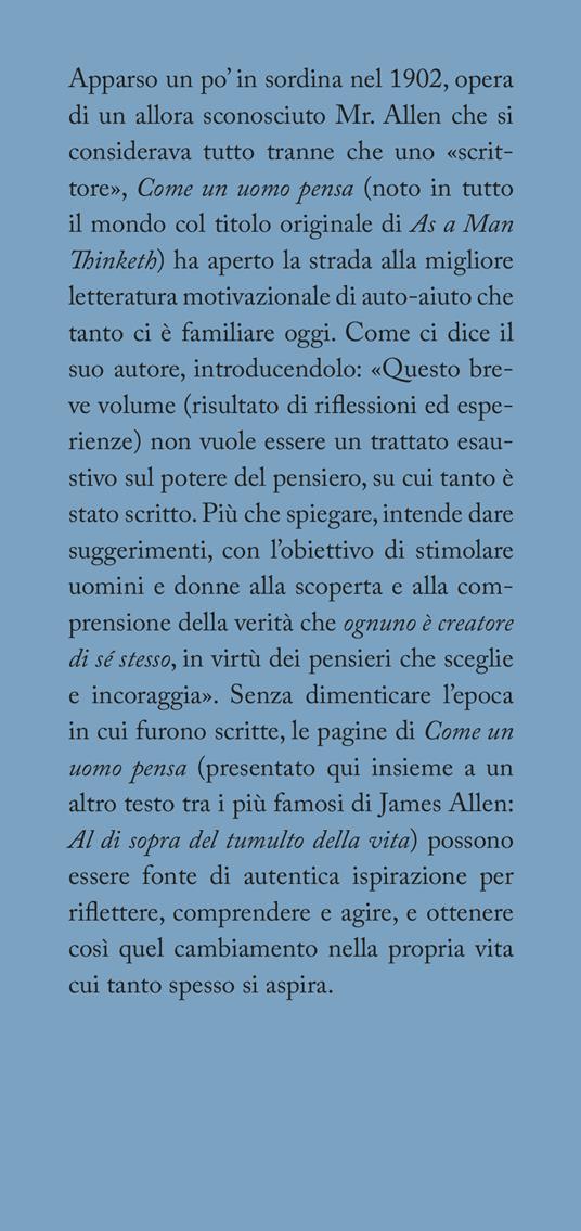 Come un uomo pensa. (As a man thinketh) - James Allen - 2