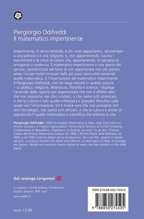 Il matematico impertinente - Piergiorgio Odifreddi - 2