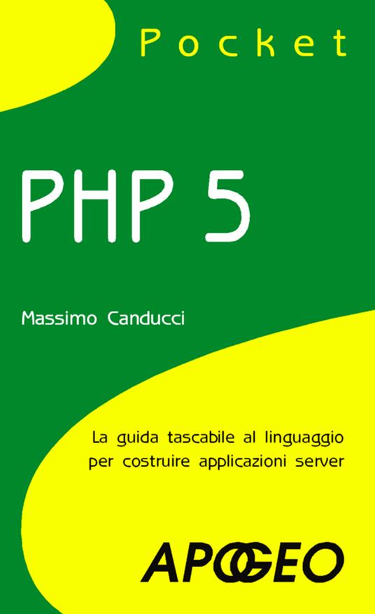 PHP 5 pocket - Massimo Canducci - copertina
