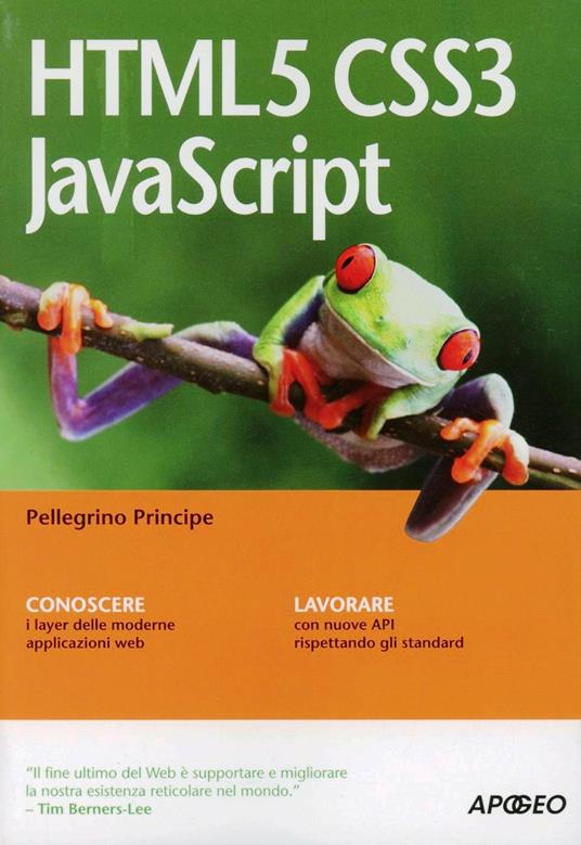 HTML5 CSS3 JavaScript - Pellegrino Principe - copertina