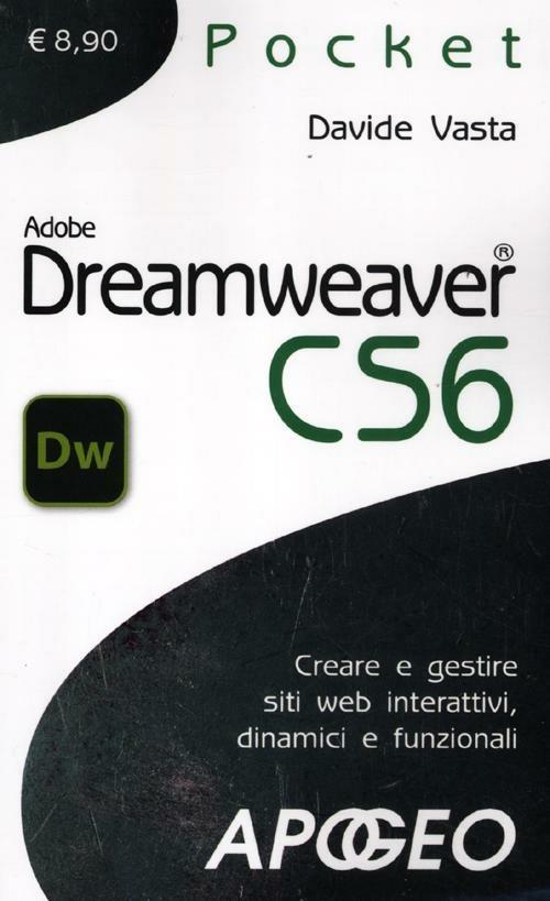 Dreamweaver CS6 - Davide Vasta - copertina