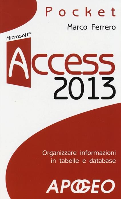 Access 2013 - Marco Ferrero - copertina