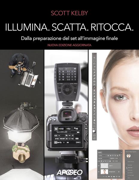 Illumina, scatta, ritocca. Dalla preparazione del set all'immagine finale - Scott Kelby - copertina
