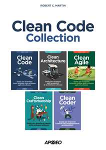 Libro Clean code collection: Clean code-Clean architecture-Clean agile-Clean craftsmanship-Clean coder Robert C. Martin