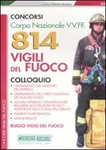 Corpo nazionale VV.FF. 814 vigili del fuoco. Colloquio