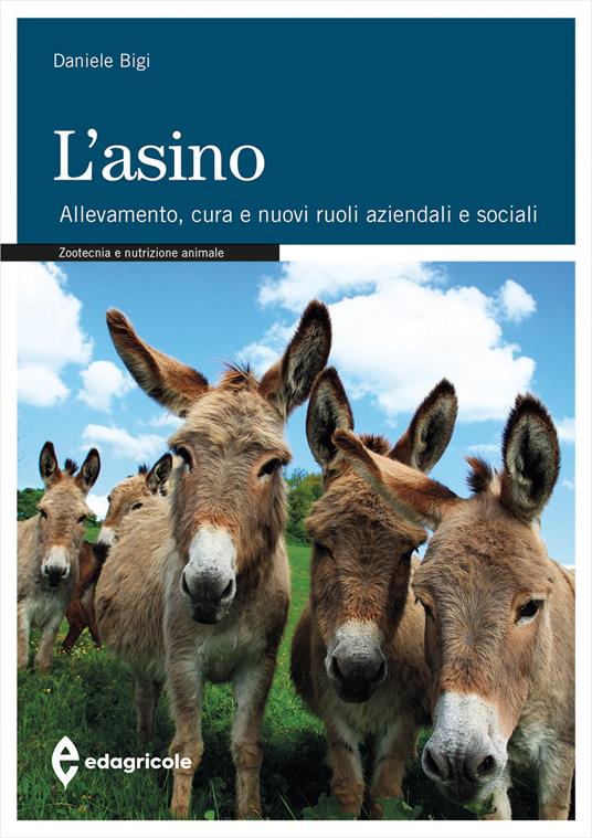 L'asino. Allevamento. Cura e nuovi ruoli aziendali e sociali - Daniele Bigi - copertina