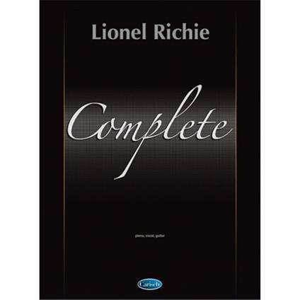  Lionel Richie. Complete (spartiti musicali) -  Lionel Richie - copertina