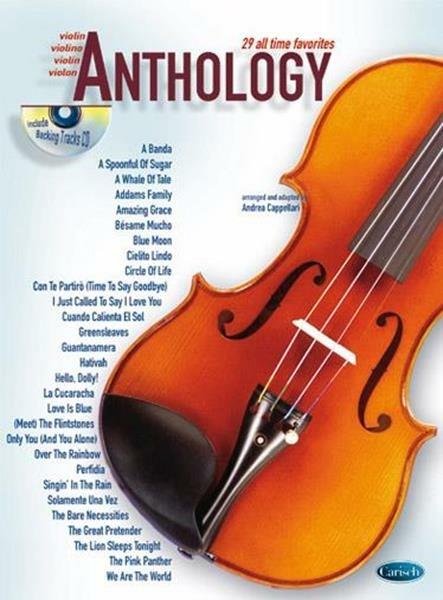  Anthology (Violin). Vol. 1. Con CD (musica stampata) -  Andrea Cappellari - copertina