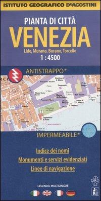 Venezia. Lido, Murano, Burano, Torcello 1:4.500 - copertina