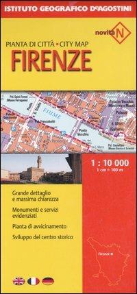  Firenze 1:10.000. Ediz. multilingue - copertina