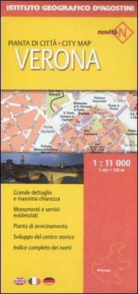 Verona 1:11 000. Ediz. multilingue - copertina