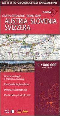 Austria, Slovenia, Svizzera 1:800.000 - copertina