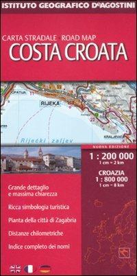 Costa croata 1:200.000 - copertina