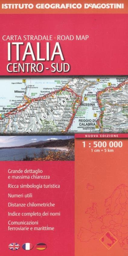 Italia. Centro-sud 1:500.000 - copertina