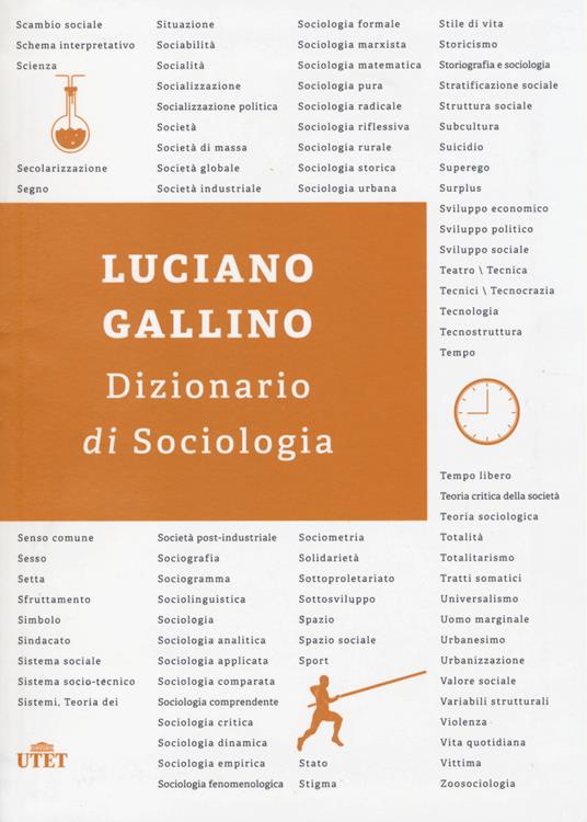 Dizionario di sociologia - Luciano Gallino - copertina