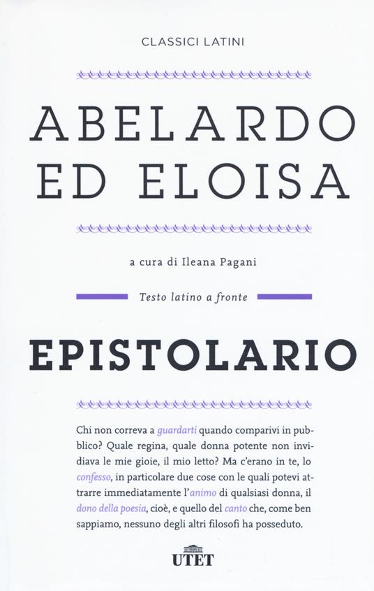 Epistolario. Testo latino a fronte - Pietro Abelardo - copertina