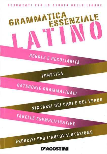 Grammatica essenziale di latino - copertina