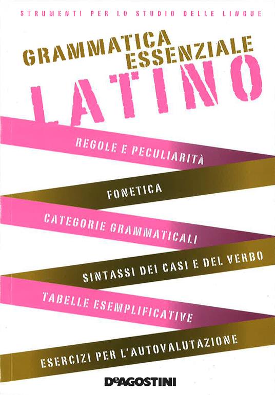Grammatica essenziale di latino - copertina