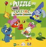 Il puzzle dei Mini Cuccioli. Le quattro stagioni. Libro puzzle. Ediz. a colori
