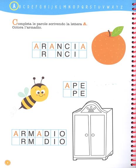 Imparo a scrivere in stampatello. Ediz. a colori. Ediz. a spirale - Rita Giannetti - 4