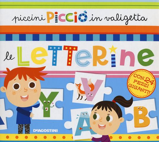 Le letterine. Piccini Picciò in valigetta. Ediz. a colori. Con puzzle - Beatrice Tinarelli - copertina