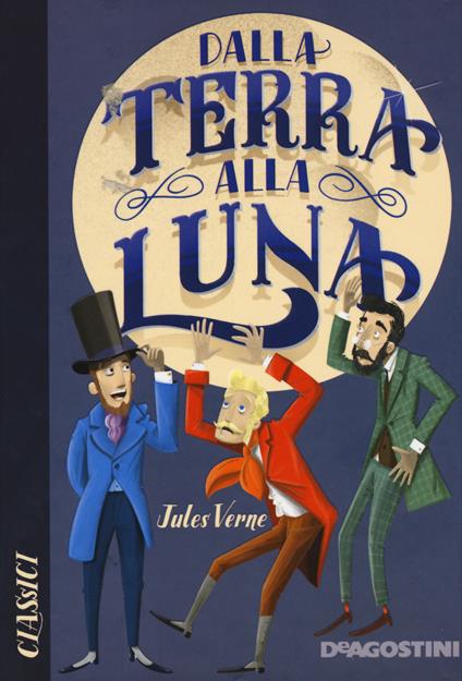 Dalla Terra alla Luna - Jules Verne - copertina