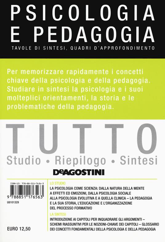 Tutto psicologia e pedagogia - Barbara Colombo - copertina
