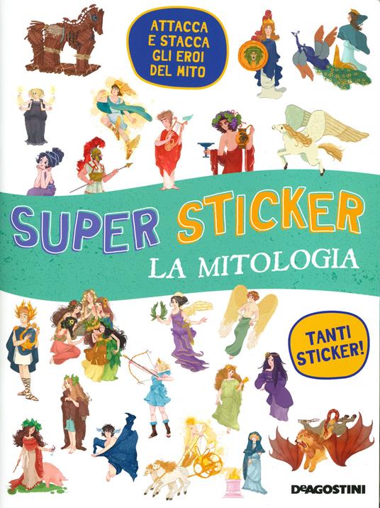 La mitologia Super sticker. Ediz. a colori - copertina