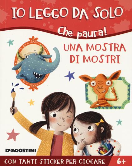 Una mostra di mostri. Che paura! Con adesivi. Ediz. a colori - Alessandro Q. Ferrari - copertina