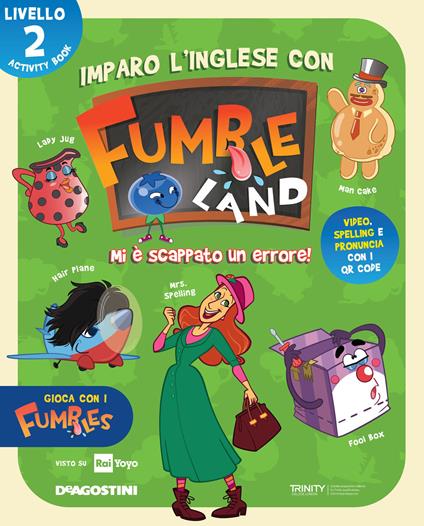 Imparo l'inglese con Fumbleland. Mi è scappato un errore. Livello 2 - copertina