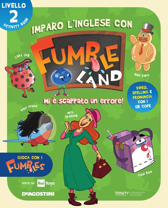 Imparo l'inglese con Fumbleland. Mi è scappato un errore. Livello 2 - copertina