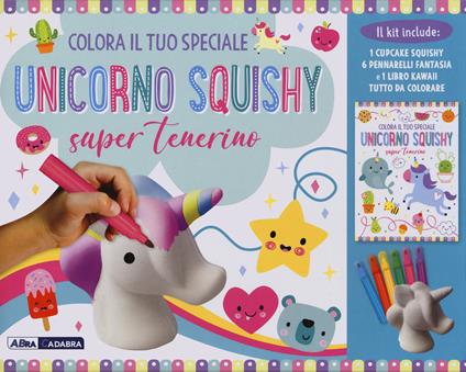 Colora il tuo speciale unicorno Squishy super tenerino. Con gadget - copertina