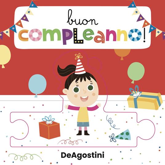 Buon compleanno. Libro puzzle. Ediz. a colori - copertina