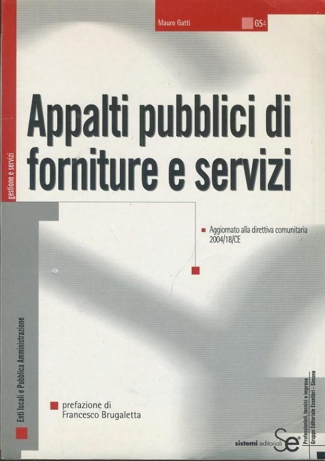 Appalti pubblici di forniture e servizi