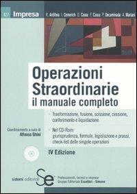 Operazioni straordinarie. Il manuale completo. Con CD-ROM - copertina