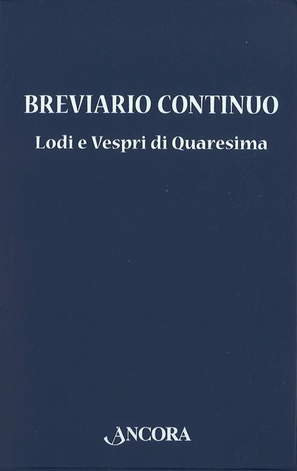 Breviario continuo di Quaresima - copertina