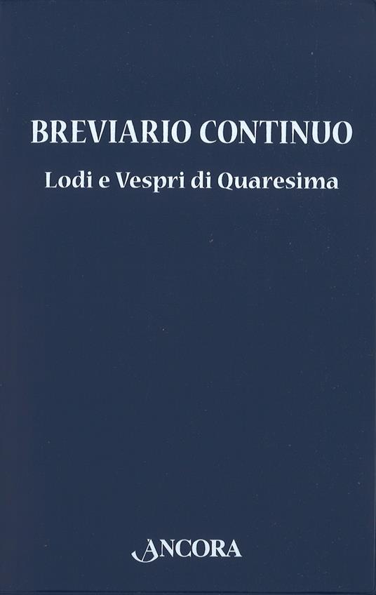 Breviario continuo di Quaresima - copertina
