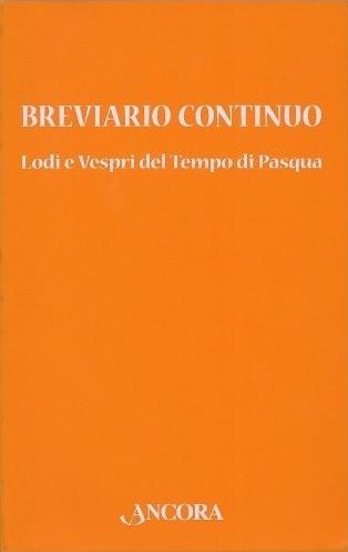 Breviario continuo. Lodi e vespri - copertina