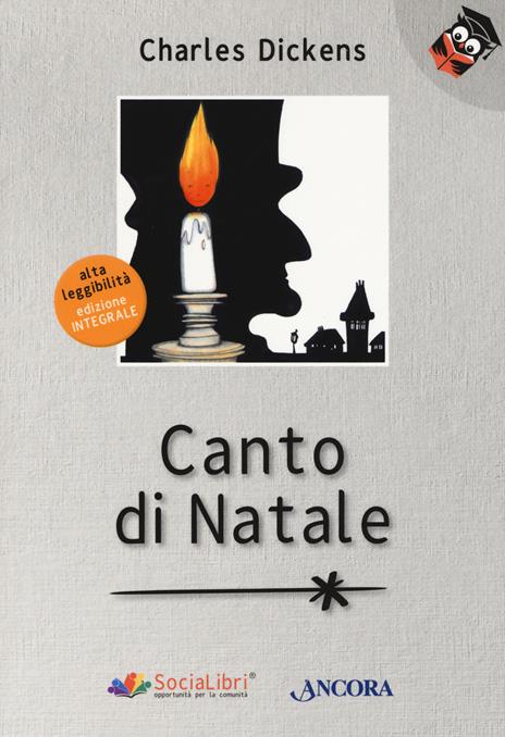 Canto di Natale. Ediz. ad alta leggibilità - Charles Dickens - copertina