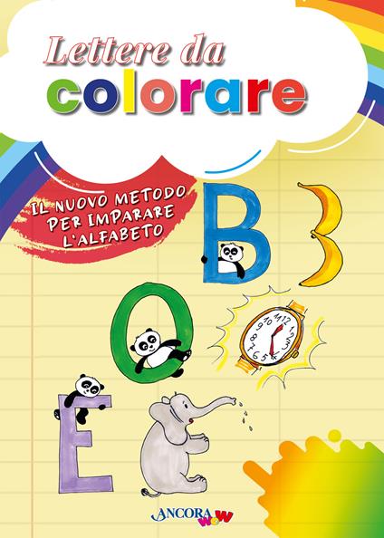 Lettere da colorare. Ediz. a colori - Barbara Corti,Marinella Pessina - copertina