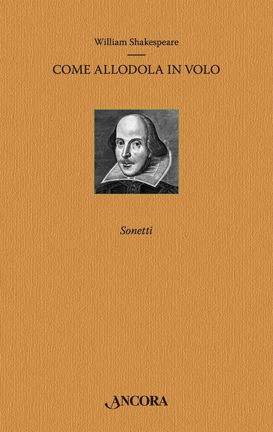 Come allodola in volo - William Shakespeare - copertina