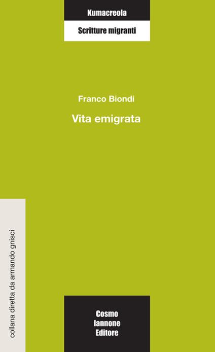 Vita emigrata - Franco Biondi - copertina