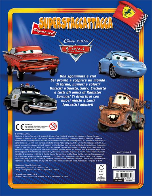 Cars. Motori ruggenti. Con adesivi. Ediz. illustrata - 2