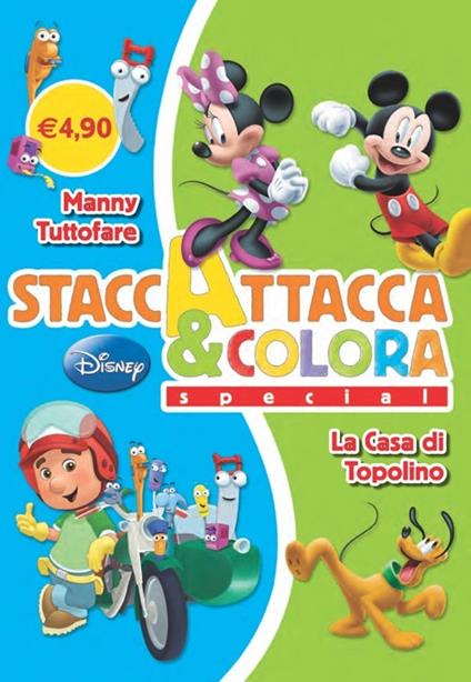 Manny tuttofare e la casa di Topolino. Ediz. illustrata - copertina