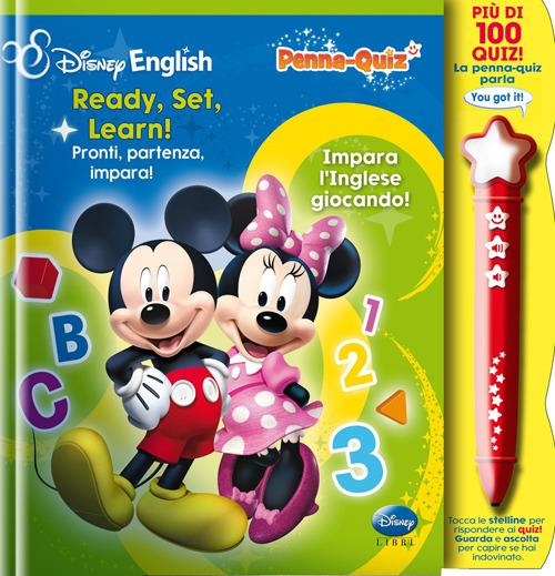 Ready, set, learn!-Pronti, partenza, impara! Penna-quiz. Ediz. bilingue. Con gadget - copertina