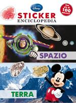 Spazio, terra. Sticker enciclopedia