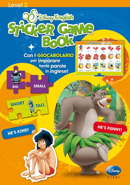 Sticker game book. Level 2. Con adesivi. Ediz. bilingue - Jessica Jacobs - copertina
